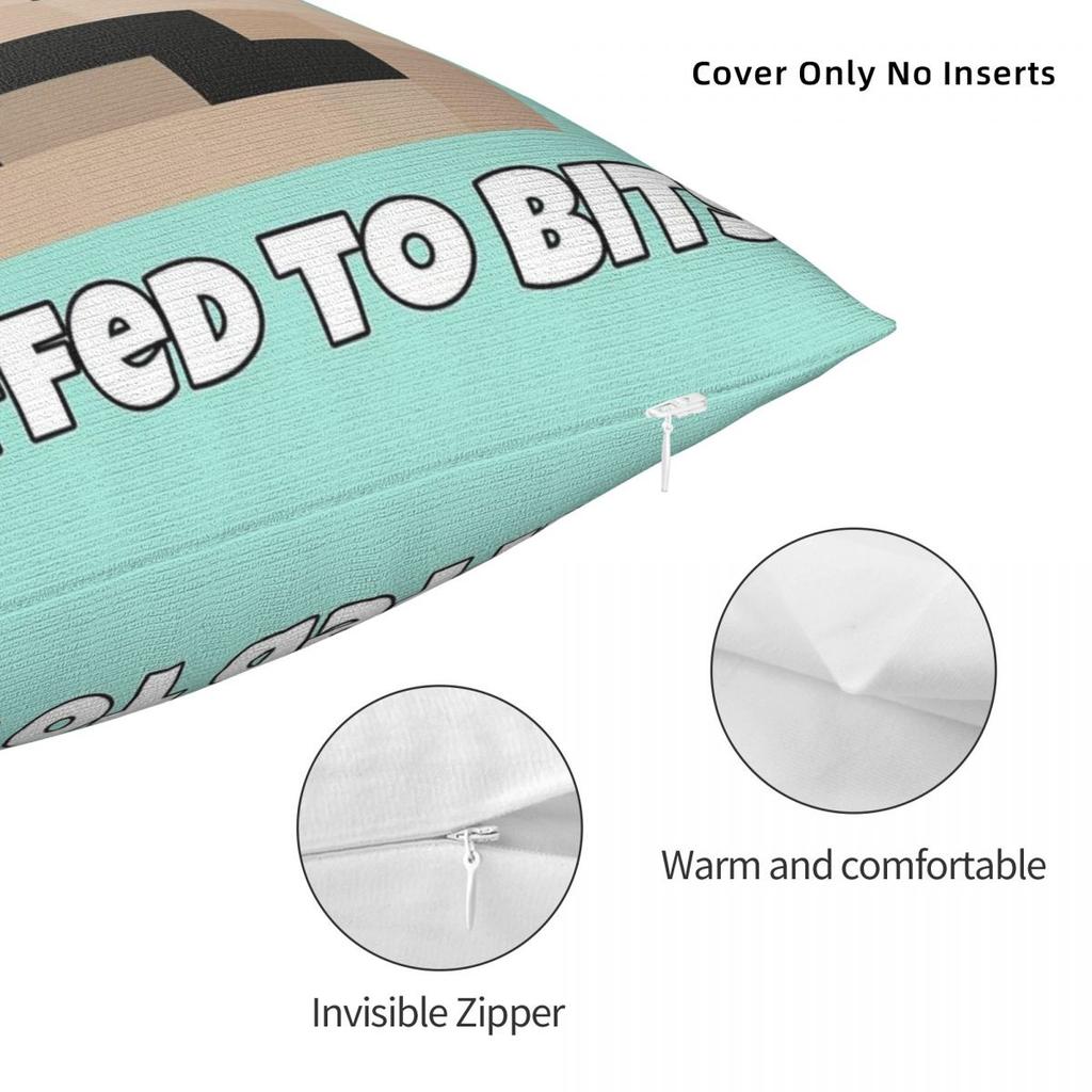 Mumbo Jumbo Oil Chuffed To Bits Square Pillowcase Polyester Linen Velvet Pattern Zip Decorative Room Cushion Cover Wholesale