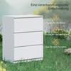 Chest of Drawers with 3 Drawers, for Living Room, Bedroom, Hallway, Particleboard, White