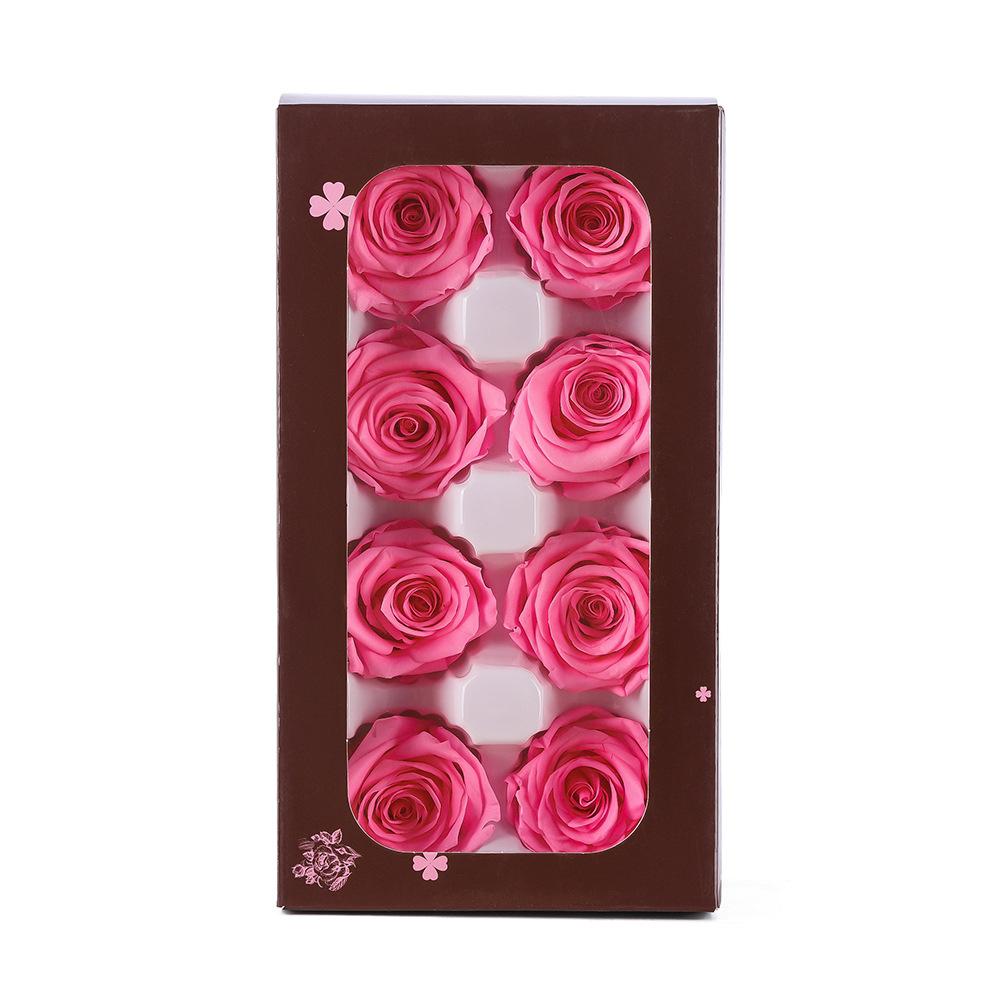 Eternal Flower Gift Box Set 2-6cm Handmade Rose Decorative Flowers, DIY Gift Flower Box