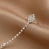 Chic Rhinestone Bracelet with Hand Chain – Nightclub & Bridal Jewelry