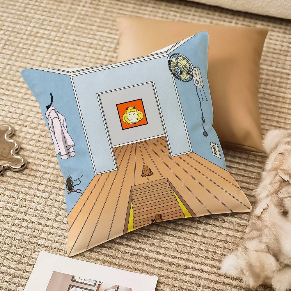 ChoiHaeryungs Pillow Case Anti-dustmite Invisible Zipper Sofa Bed 12x12Inch