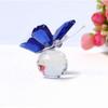 Vivid Crystal Butterfly Cute Crystal  Crafts Simple Miniature Figurines  Home Decoration