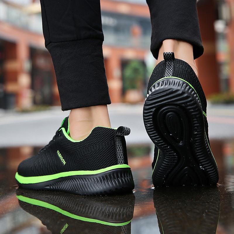 2020 spring new hot-selling couple sports shoes mesh fly-woven fitness casual lightweight running shoes