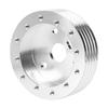 1in Aluminum Steering Wheel Hub Spacer for 5 6 Hole Wheels to 3 Hole Adapter(Black)