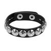 3 Pieces Punk Bracelet For Men Women 80S90S Gothic Spike Bracelets Rivet Cuff Leather Wristband Adjustable Punk Rock Bracelet