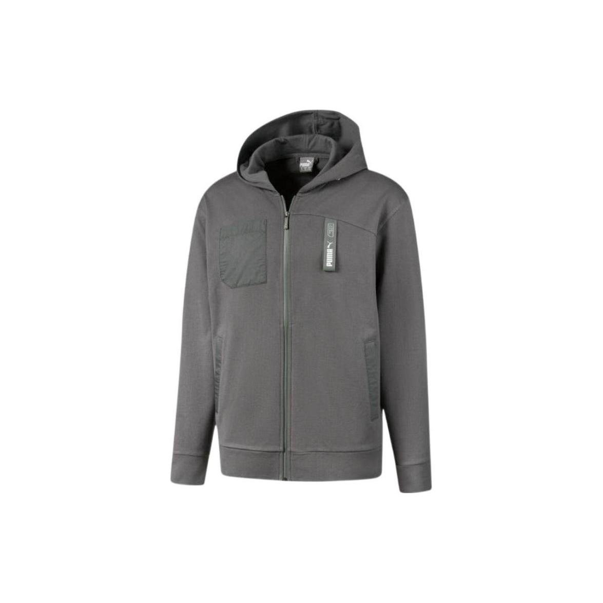 PUMA Nu-tility Logo Jacket Grey Men s 582699-44 M