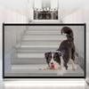 Foldable Pet Fence for Dogs Space-Saving Design for Bedroom and Dining Area Convenient Dogs Mesh Barrier for Protect