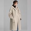 Women's Premium Double-faced Wool Toggle Coat