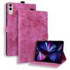 Embossed Flowers Tablet Case for Lenovo Xiaoxin Pad Pro 13 PU Leather Wallet Flip Stand Cover for Xiaoxin Pad Pro GT 13 TB376FC