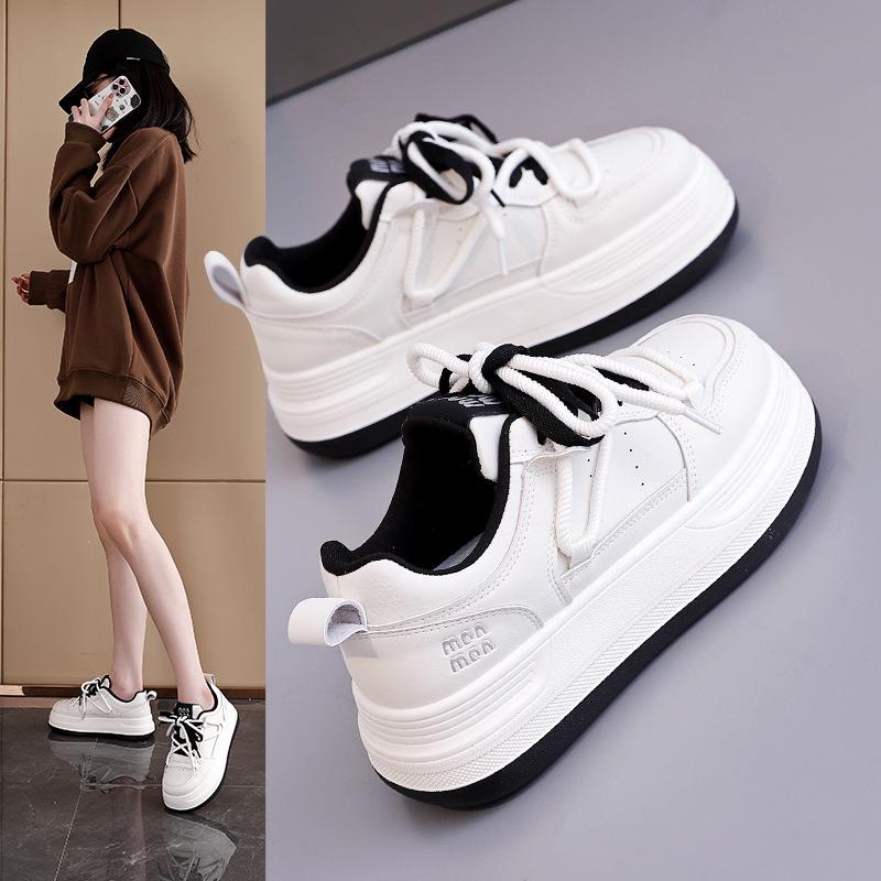 2025 little white shoes children's spring new Korean version ins female students leisure sports versatile board shoes street auction Y8623