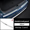 LINNUNU Car Trunk Sill Guard Protector Rear Bumper Stainless Steel Plate Cover For Geely MONJARO KX11Manjaro 21-2023 Accessories