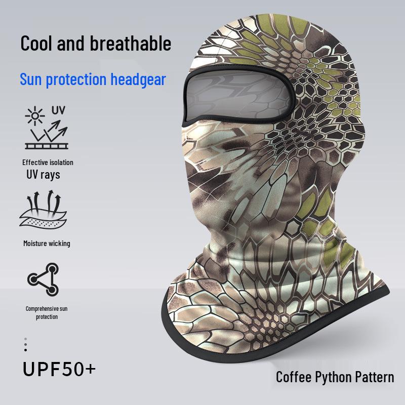 Grenzüberschreitender Gesichts- und Halsschutz-Pullover Eisseide Motorradmaske