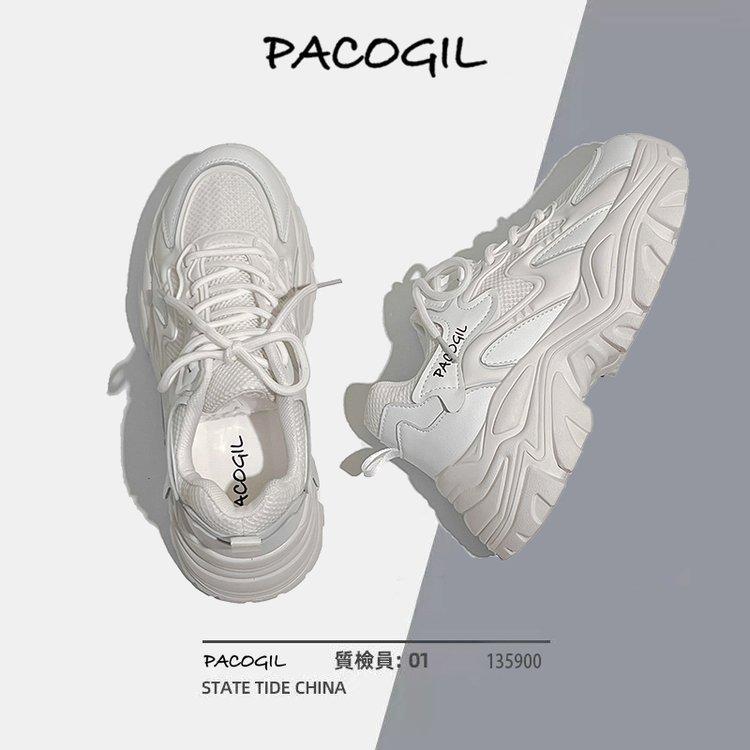 

Dad Shoes Women s Spring 2024 New Thick-soled Casual Shoes Design Sense Muffin Bottom Good Match Sports Women s Shoes 35 белый