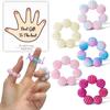 5 PCS/Set Spiky Bead Stress Relief Finger Rings Adjustable Fidget Finger Massager  Meditation