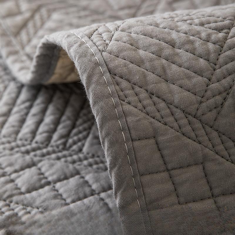 Nordic Modern Simple Sofa Cushion Pure Cotton Four Seasons Universal Non-Slip Gray Cushion Cover Cloth Cover