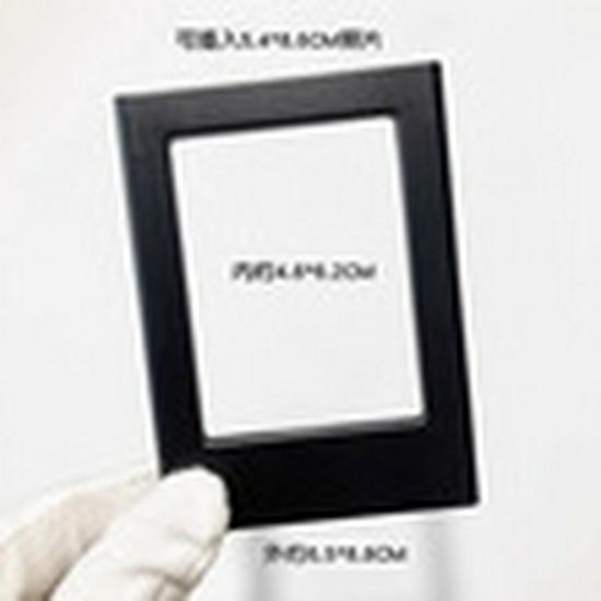 Bunter magnetischer 3-Zoll-Polaroid-Fotorahmen und Ständer