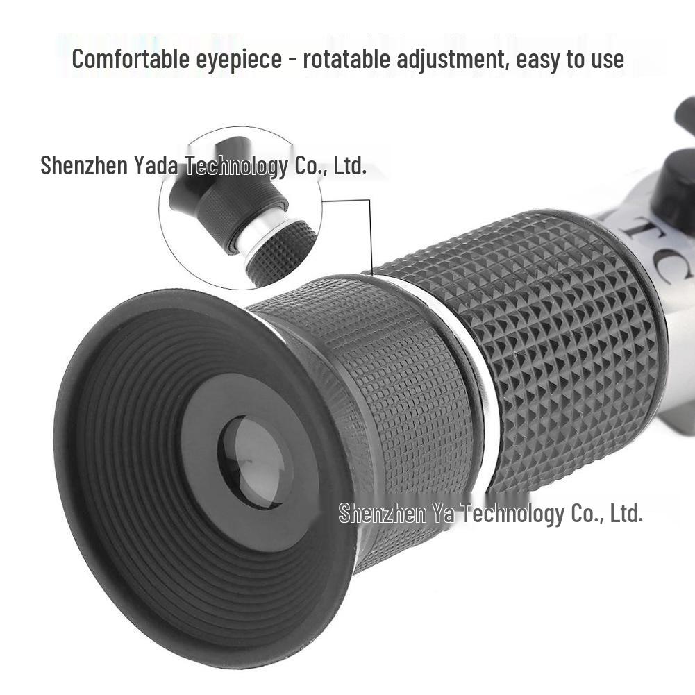 Handheld Honey Refractometer: 58-90 Brix Sugar Content & Baumé Meter