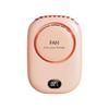 Portable USB Rechargeable Bladeless Fan with Clip and Digital Display for Neck or Waist