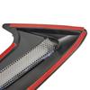 2Pcs Car Decorative Side Vent Air Flow Fender Intake Mesh Grill Stickers Black Great Decorations More Ornamental