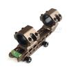 ANS optical 25.4/30mm Long One-Piece Mount with Indicator and Level (TAN) Riflescope Mount for Airsoft