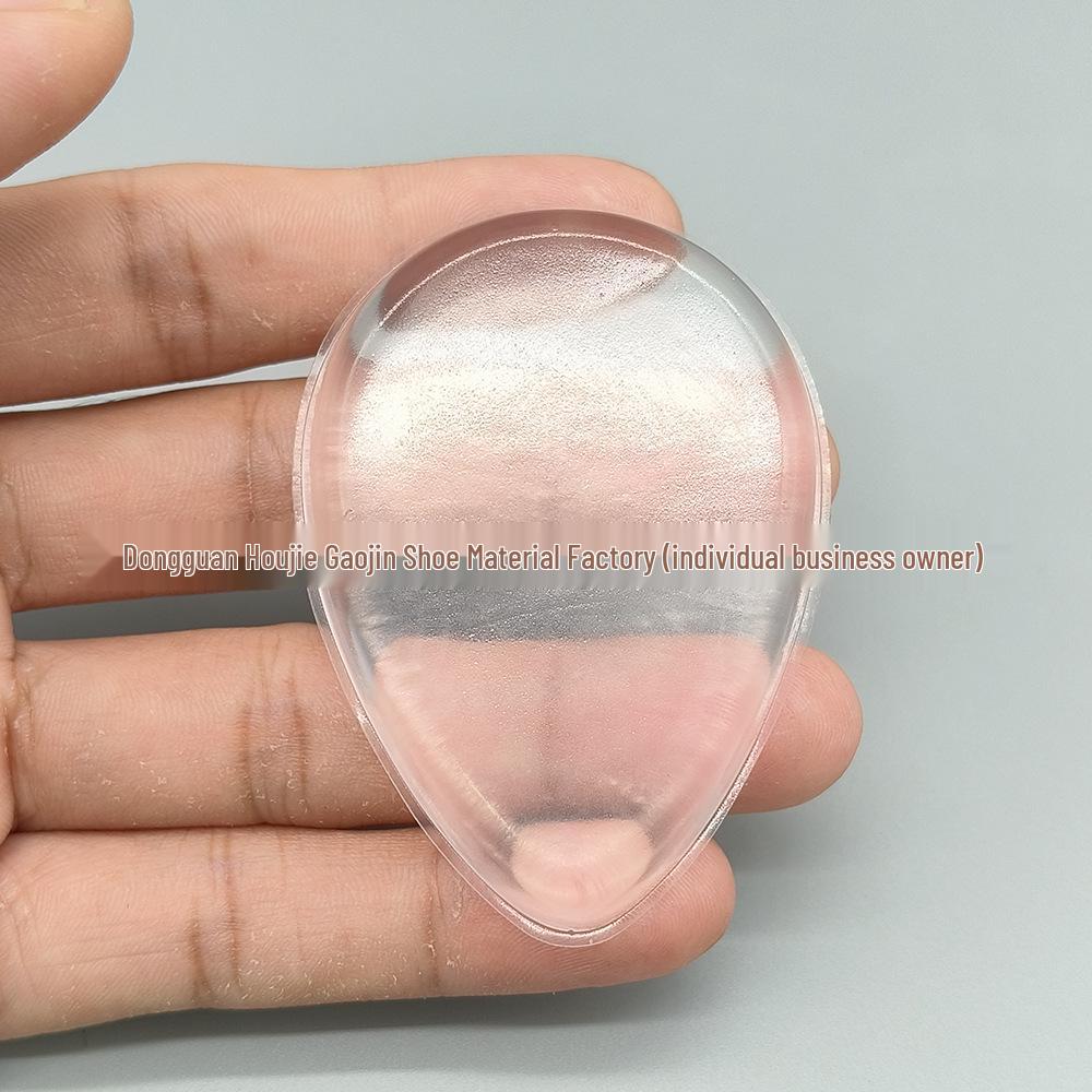 Silicone Transparent Jelly Makeup Puff, Easy Application, Non-Absorbent, Super Soft, Q-Elastic Cushion for Wet Use