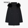 MO&Co. Detachable Hood Goose Down Jacket
