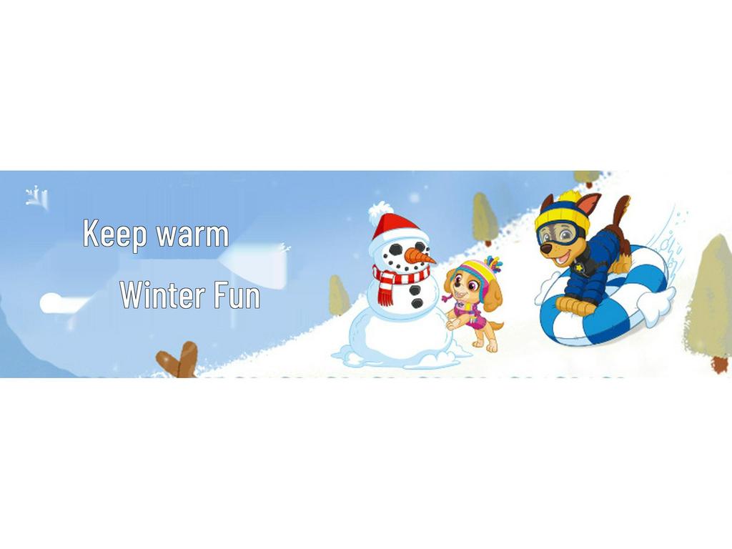 Paw Patrol Kids' Non-Slip Winter Shoes - Versatile, Dirt-Resistant, Thickened for Boys & Girls