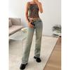 Women S Sexy Leopard Print Cropped Cami Top Slim Fit Summer Style