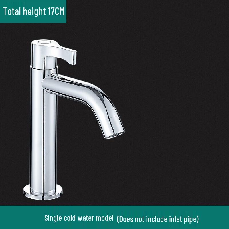 WDOFS Stainless Steel Single Cold Basin Faucet