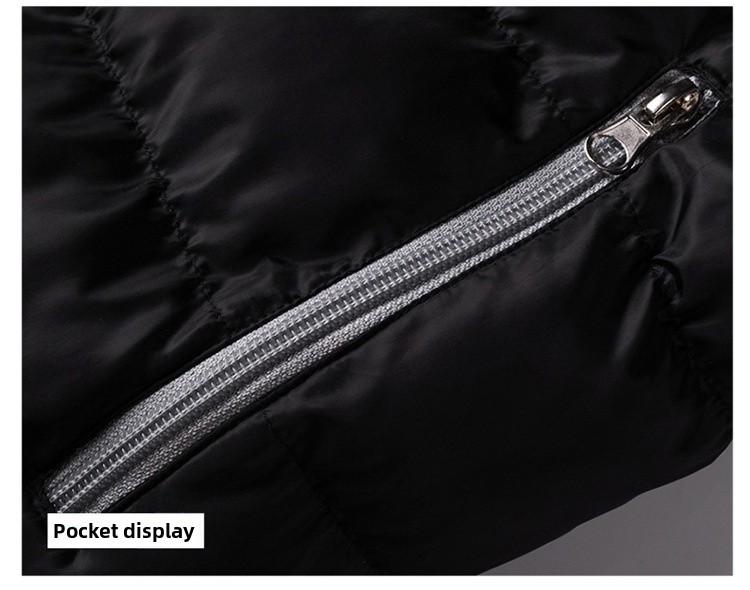 Herren Stehkragen Daunen Baumwolljacke - Winter 2023 Lauf-Edition