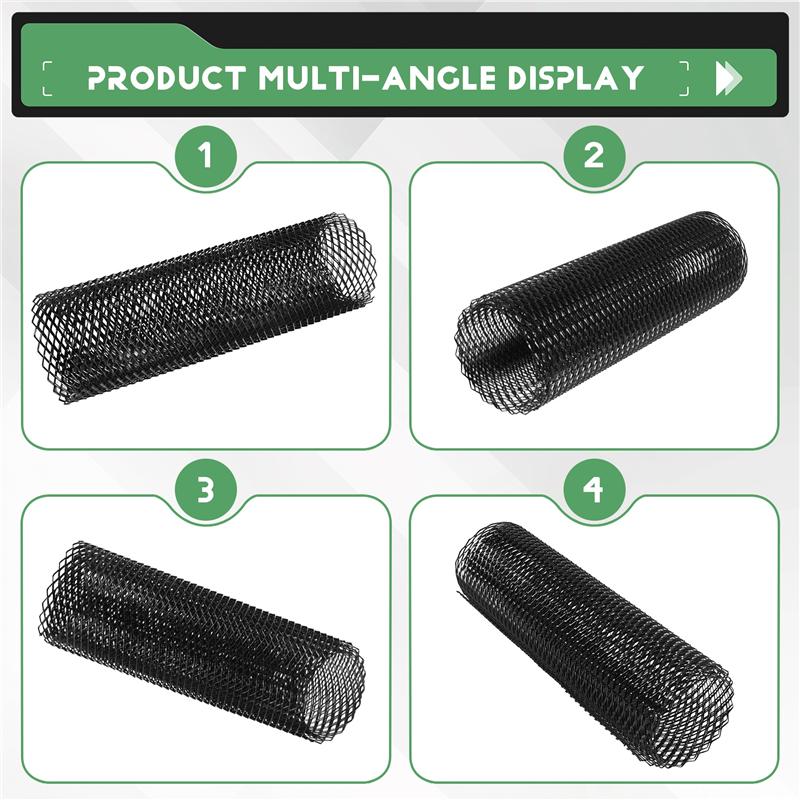 40X13 Inch Universal Car Grille Mesh Metal Car Grille Mesh Sheet Grid Rhombic Grill Mesh Hole 8X16mm-A87Q