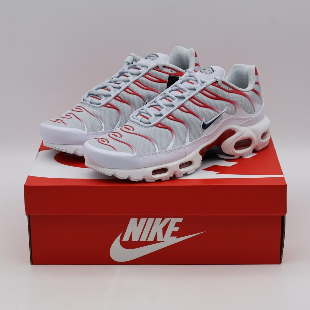 DM0032-034 Nike Air Max Plus Platine Pur Rouge Université (Pour des hommes)