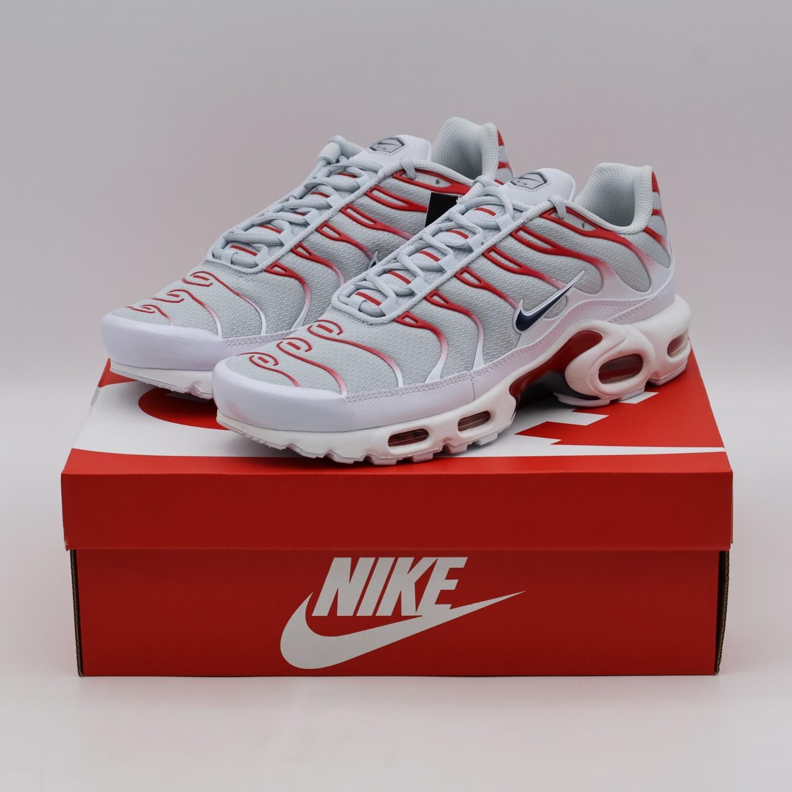 DM0032-034 Nike Air Max Plus Чистый платиновый Университетский красный (Мужской) 10