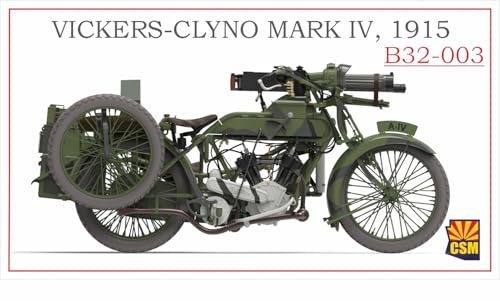 Copperstate Models 1/32 Vickers-Clynow MK.IV Motorcycle 3D Printer Kit COPB32003 (Military Vehicle)