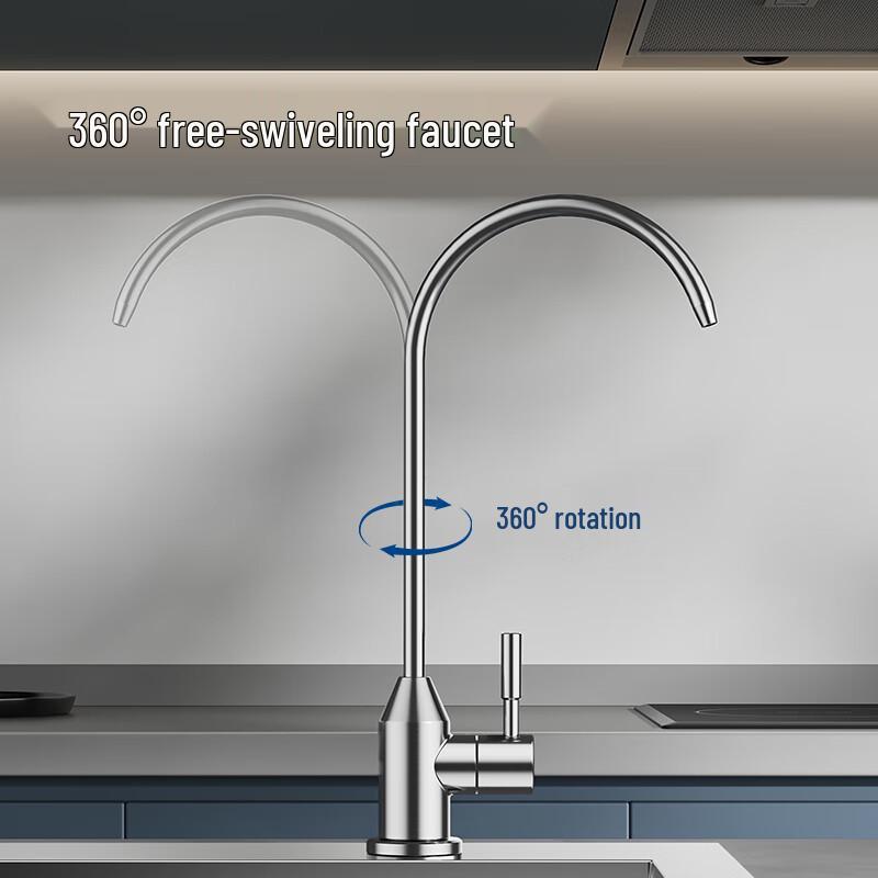 SUPOR 304 Stainless Steel Swivel Kitchen Faucet