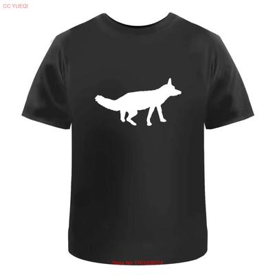Fox Silhouette T Shirt 100 Cotton S 2XL TA042433 Vintage Washed Unisex Top For Everyday Wear Stylish Designer Clothes Graphic