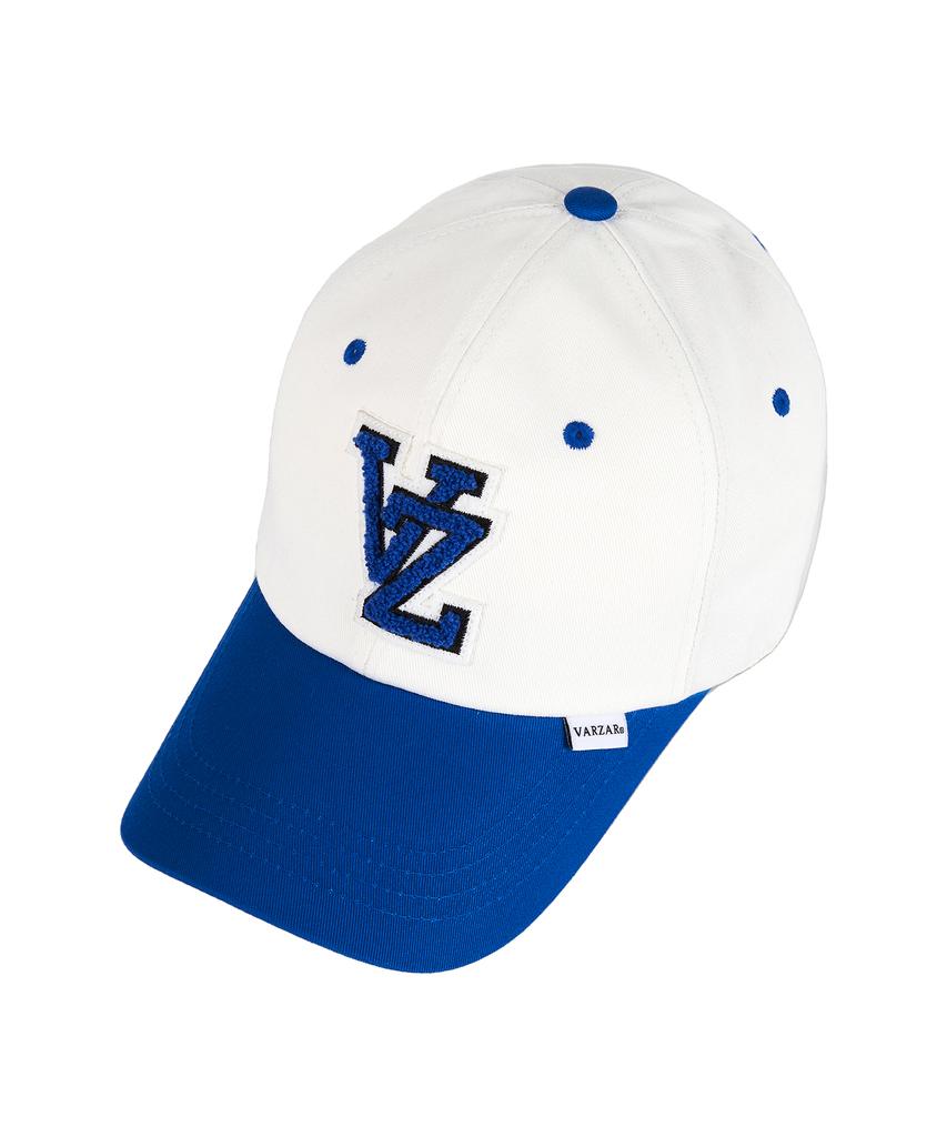 Bajal Vz Applique Two-Tone Oversized Ball Cap Blue