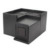 4PCS Sofa Risers Square 4in Porose Bed Lifts Furniture Risers for Fixing Small Pointy Feet Black