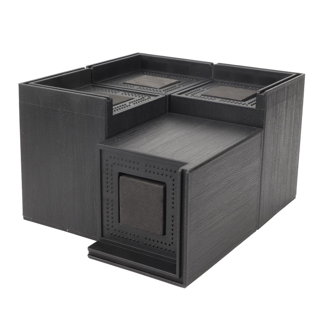 4PCS Sofa Risers Square 4in Porose Bed Lifts Furniture Risers for Fixing Small Pointy Feet Black