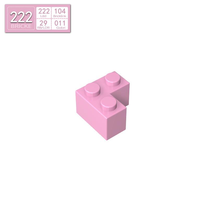 BRICKE 2x2 Right-Angle Brick, Compatible with Lego 2357, MOC Bulk Parts Building Blocks