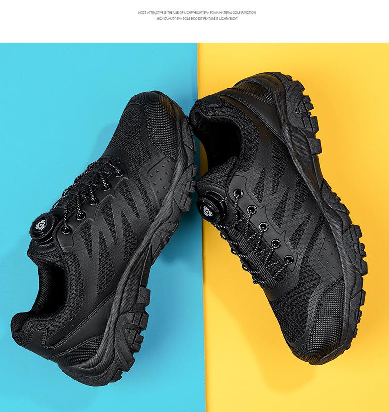 Men's No-Tie Lace Outdoor Hiking Sports Shoes