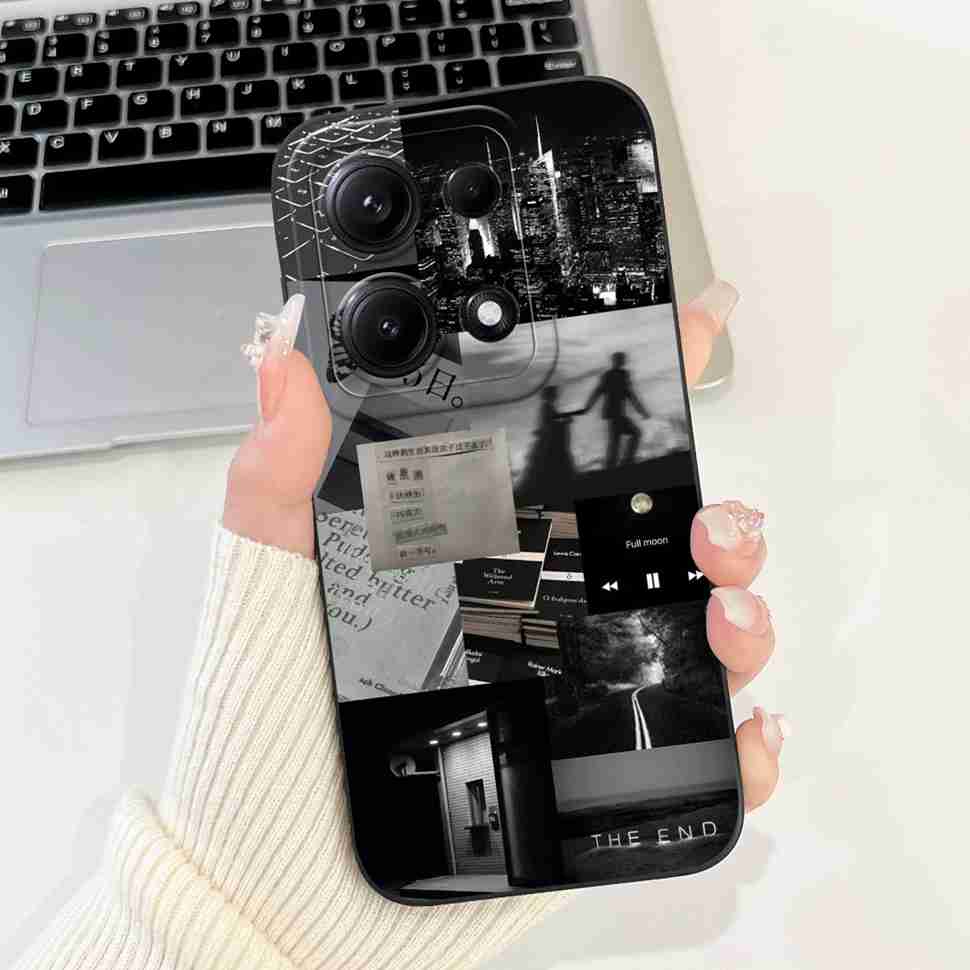 Simple Silicone Case For Redmi Note14s 4G Capa Lovely Panda Rabbit Shockproof Back Cover For Xiaomi Redmi Note 14S Phone Shell