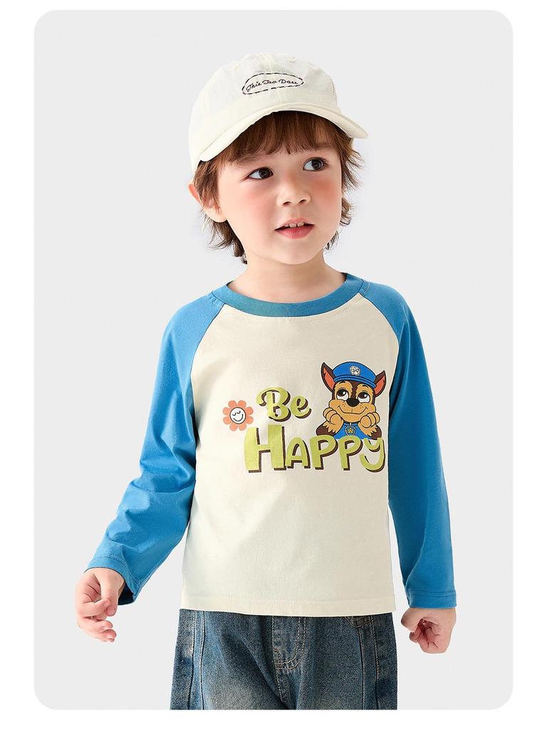 Дитяча футболка з довгим рукавом та круглим вирізом PAW Patrol для хлопчиків та дівчаток - Весна/Осінь Нове надходження