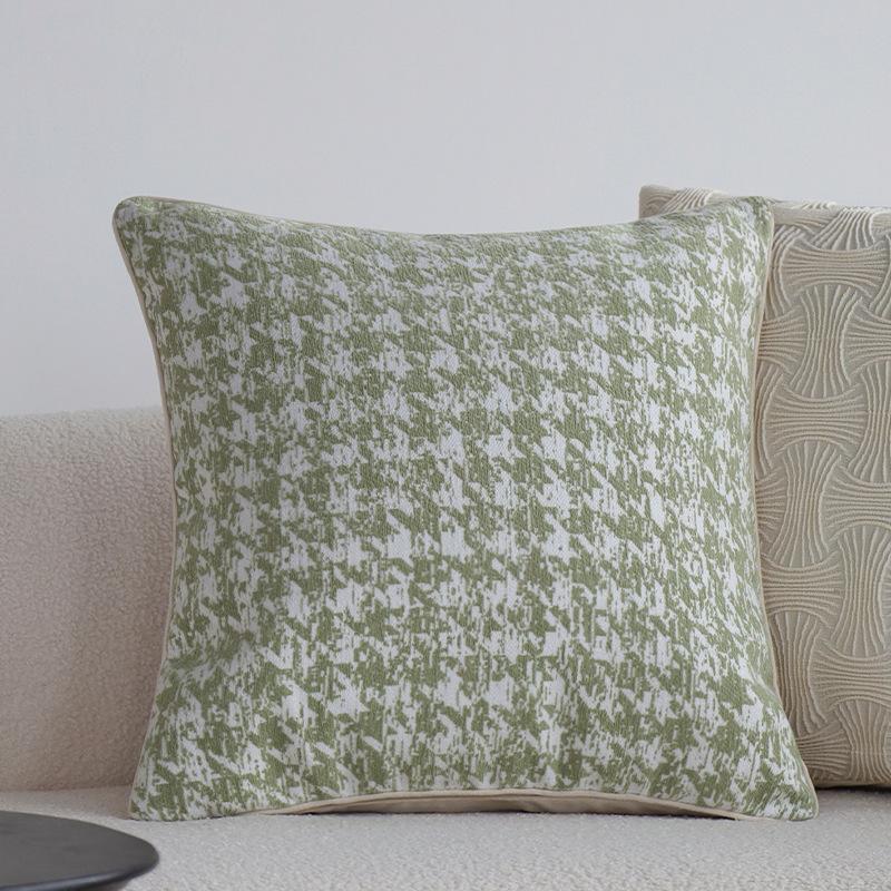 Cream Green Throw Pillow Back Pillow Sofa Cushion Model Room Hotel Bay Window Decoration Back Pillow