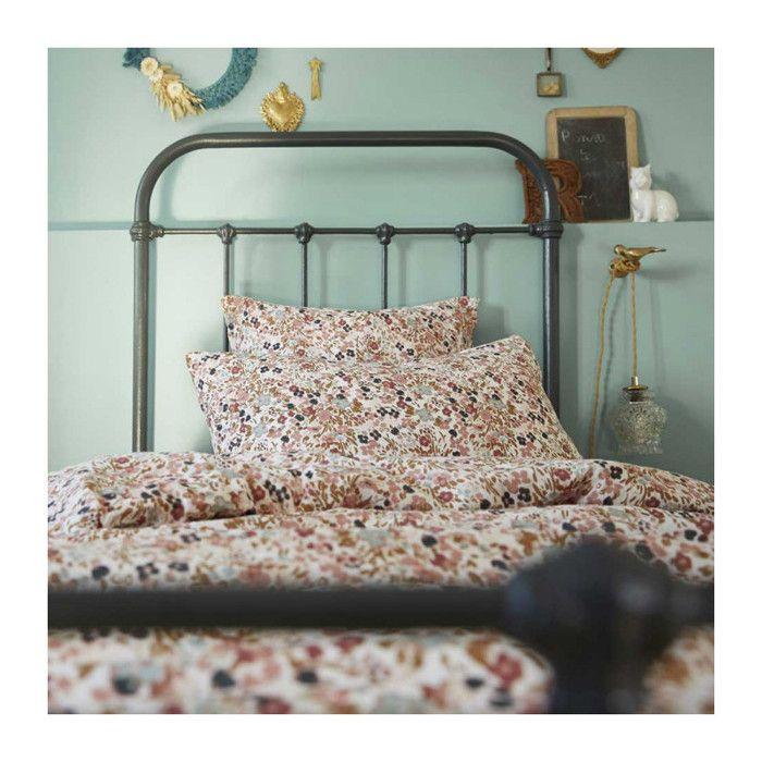Housse de couette "Capucine" toutes dimensions "Gaze de Coton" - 140x200 - Capucine Pampa
