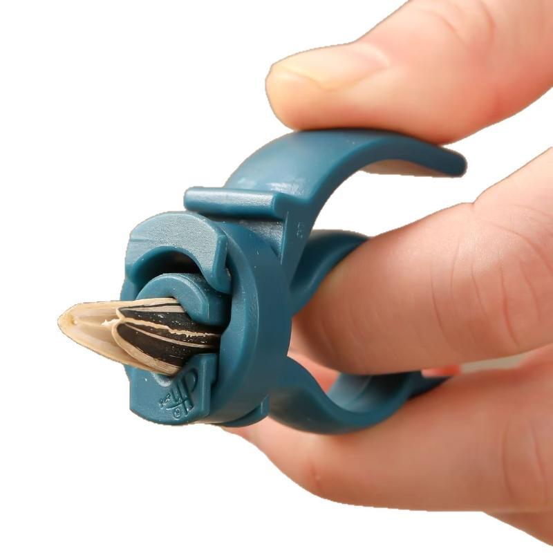 2Pcs Multi Color Sunflower Seed Cracking Pliers Handheld Peeler Easy Use Teeth Hand Protect Tool