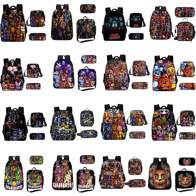 Stylish Toy Bear Backpack For Middle School Students Large Capacity And Vintage Design