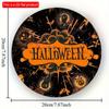 2d Flat 20*20cm, Halloween Home Decoration, Wooden Circular Logo Creative Decorative Plaque, for Home, Kitchen, Office, Garden, Bar Decor.