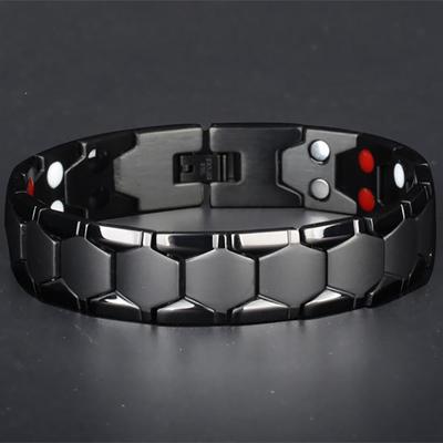 Men's Bracelet 3 In 1 Healthy Energy Bracelet Twisted Magnetic Delicate Bracelet Men Gift Energy Healing Magnet