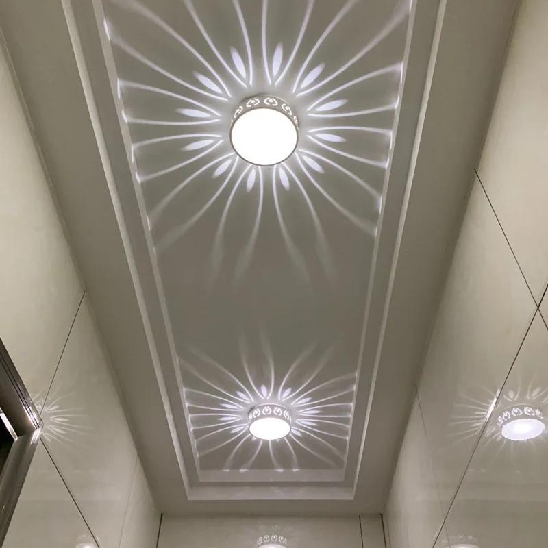 

Современные светодиодные потолочные светильники для прихожей, балкона, лампы 3 Вт/5 Вт, накладные потолочные светильники, люстры, Lampadari Dero 5W